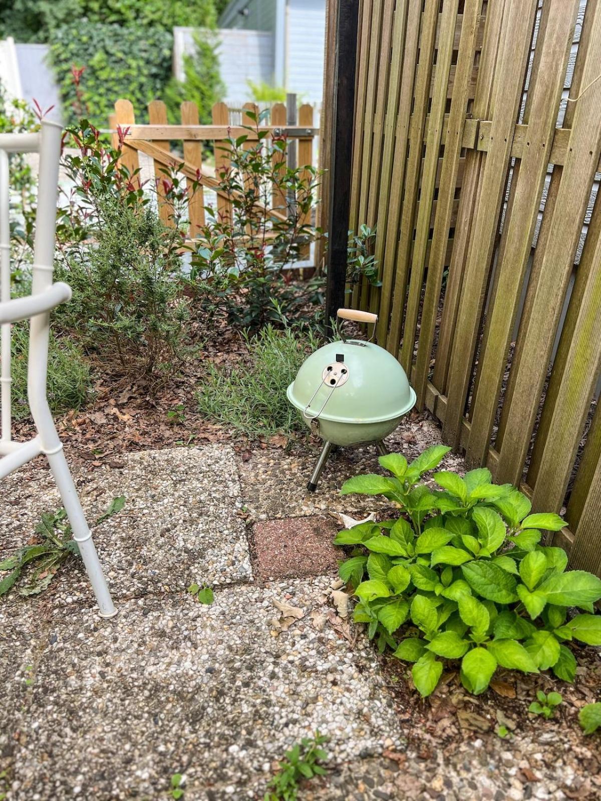 Retro Boshuisje Olijfje Met Omheinde Tuin Voor Natuurliefhebbers *